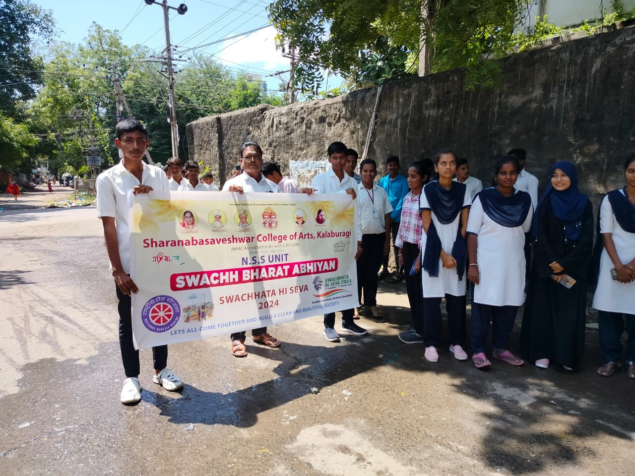 NSS unit organised Swchha Bharat Abhiyan                                                                                                                                                                                                                                                                                                                                                                        